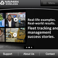 Navman Wireless - Mobile Site